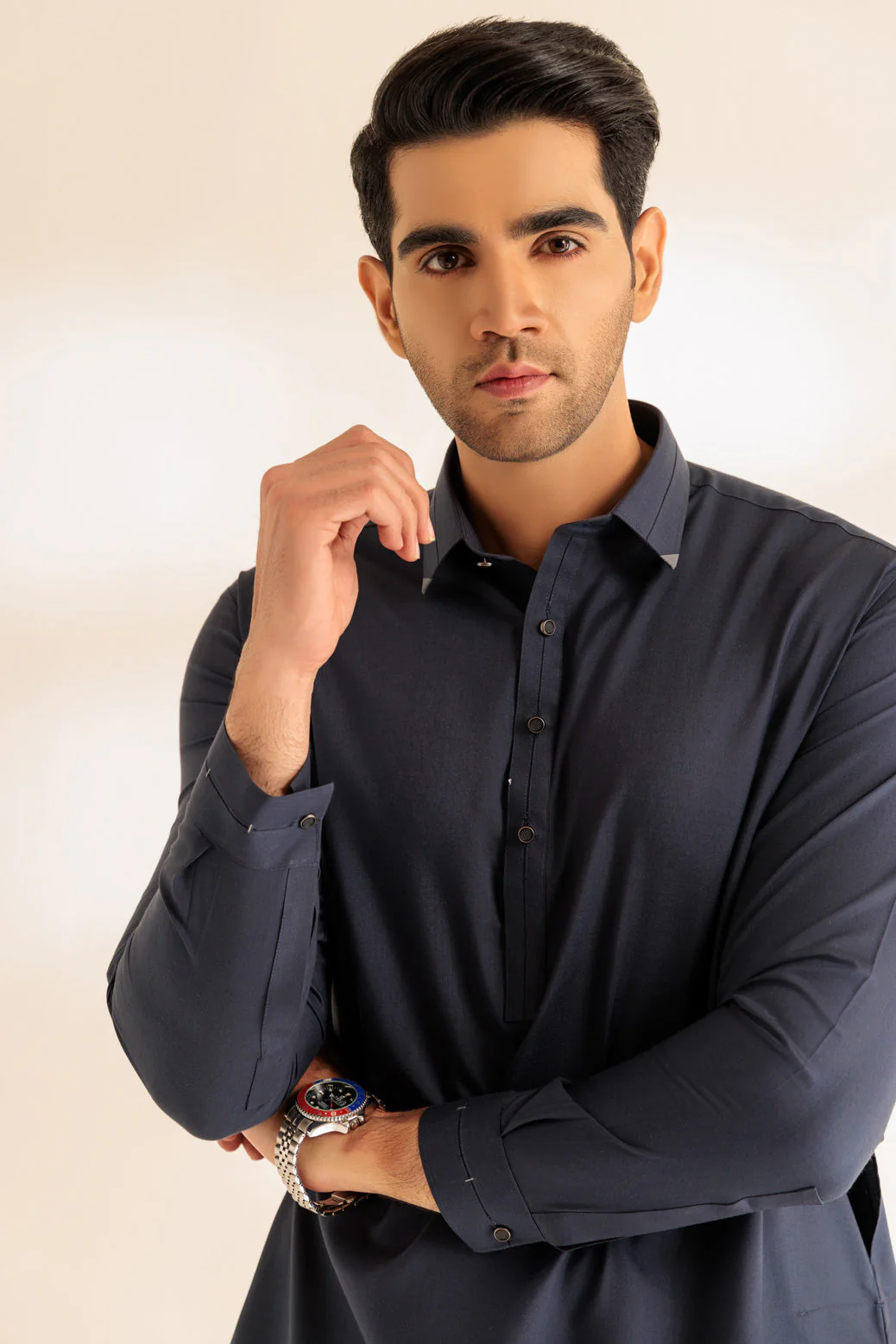 IRON-BLENDED-KURTA SHALWAR - (GSSR24-015) - Image 2