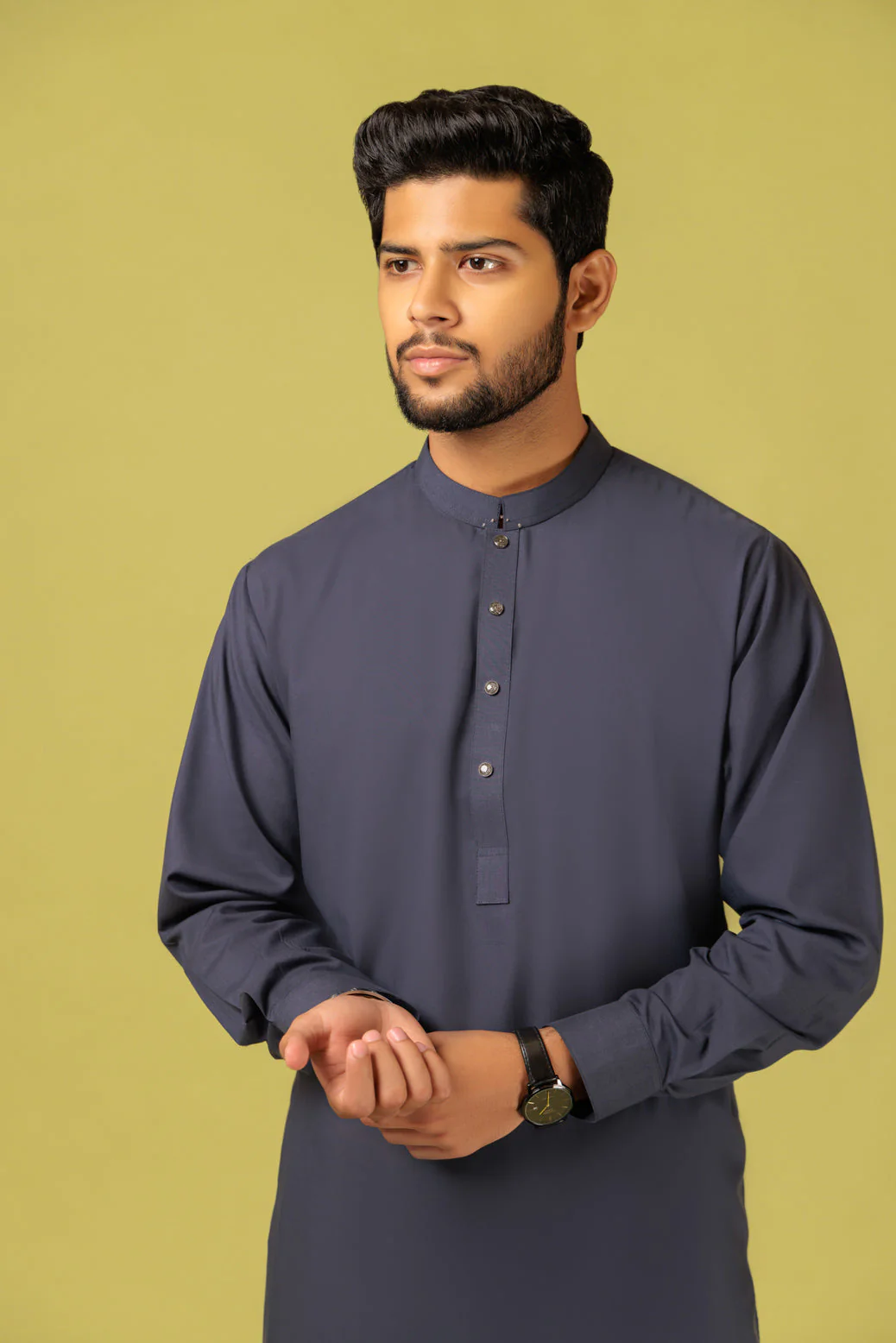 IRON-ORE-BLENDED-KURTA SHALWAR - (KSRB23-022) - Image 3