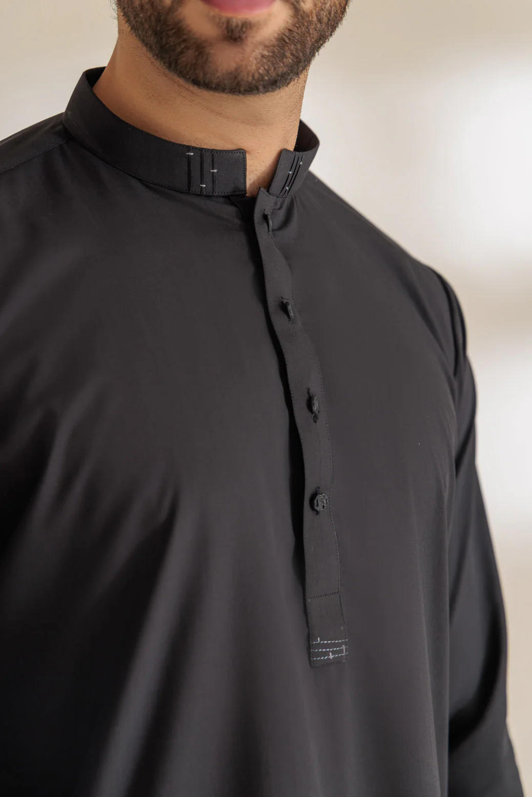 J-BLACK-BLENDED-SHALWAR SUIT - (GSBS24-011) - Image 2