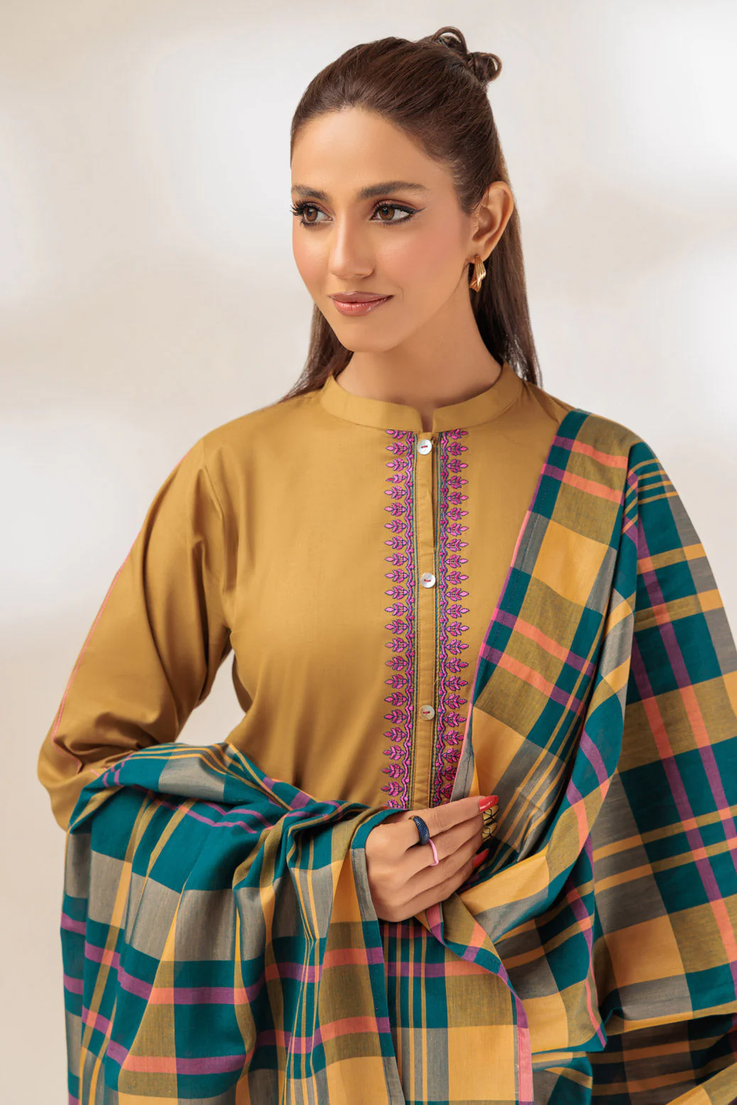 KHAKI-CAMBRIC-3 PIECE (SRLS233P02) - Image 2