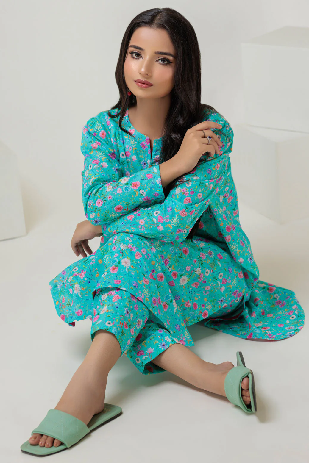 L-BLUE-CAMBRIC-2 PIECE (BSSS232P22) - Image 3