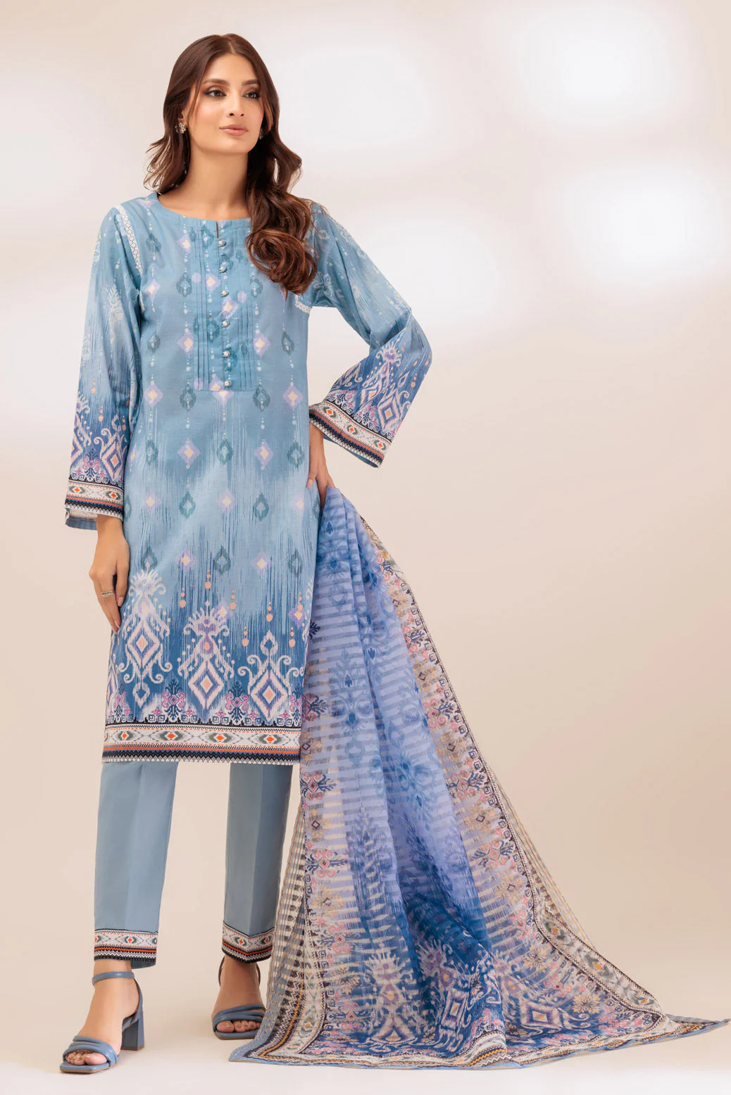L-BLUE-CAMBRIC-3 PIECE (PWS1233P04) - Image 3
