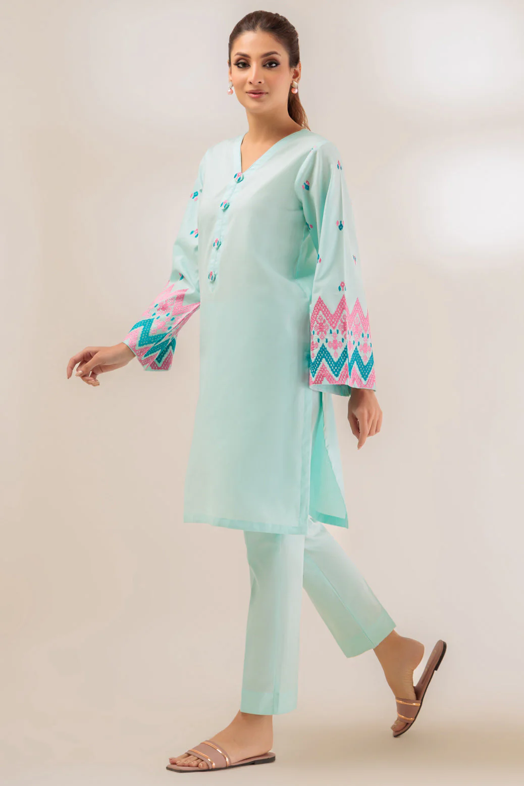 L-BLUE-CORDUROY-2 PIECE (PWS6232P57) - Image 2
