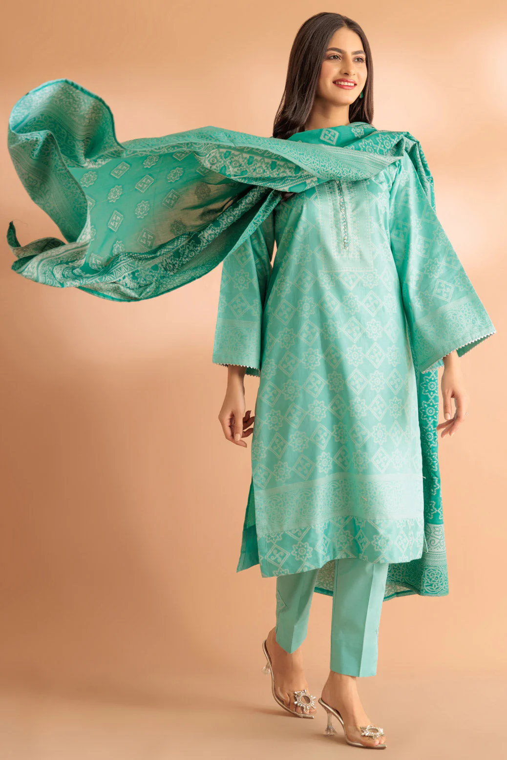 L-BLUE-JACQUARD-3 PIECE (SJ1243P07) - Image 3