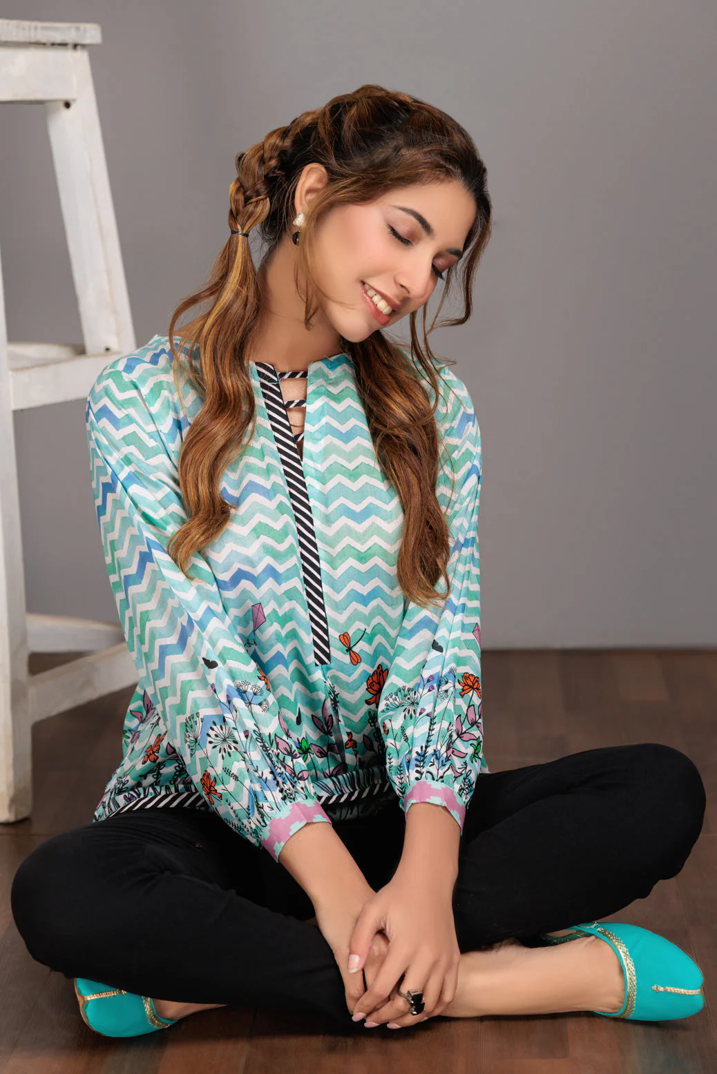 L-BLUE-LAWN-1 PIECE (SAK231P02) - Image 2