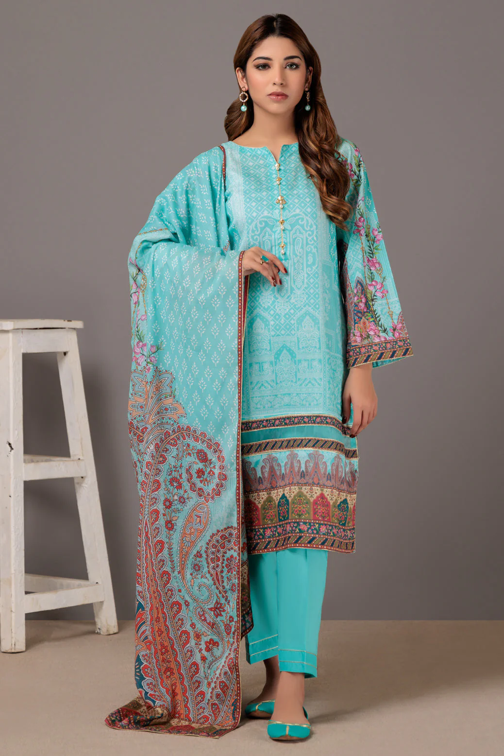 L-BLUE-LAWN-3 PIECE (SSS233P25) - Image 2