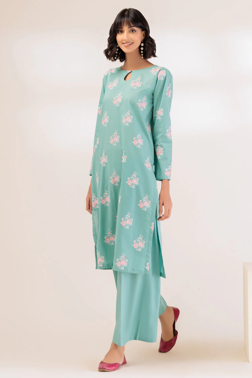 L-GREEN-CAMBRIC-2 PIECE (PWS6232P44) - Image 2