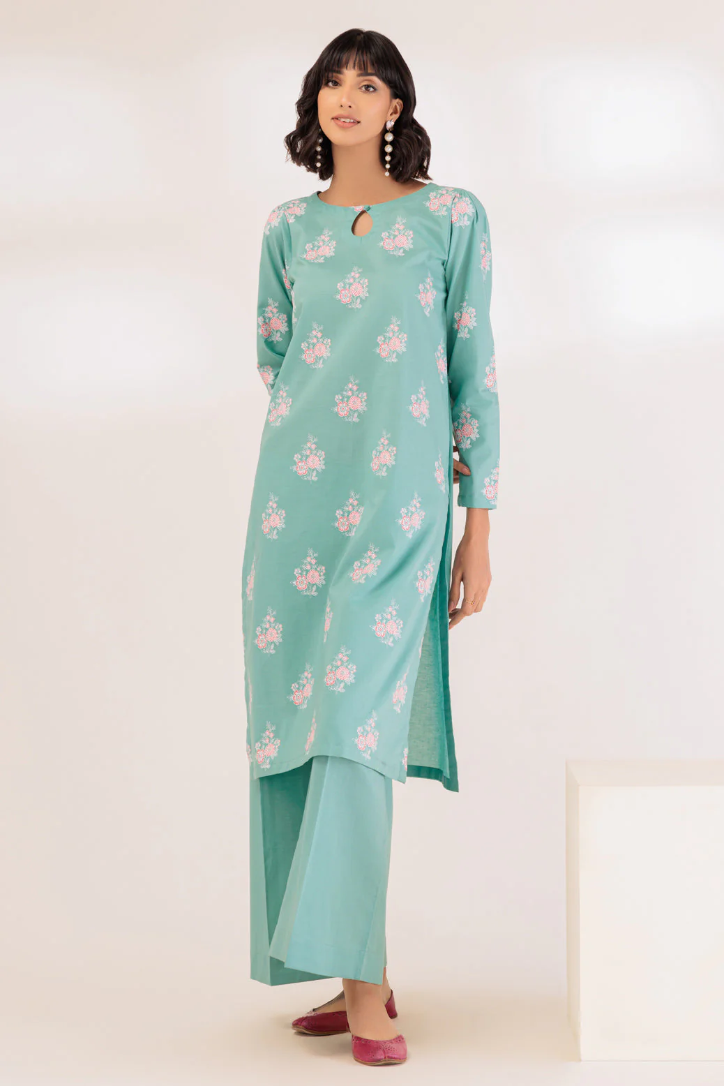 L-GREEN-CAMBRIC-2 PIECE (PWS6232P44) - Image 3