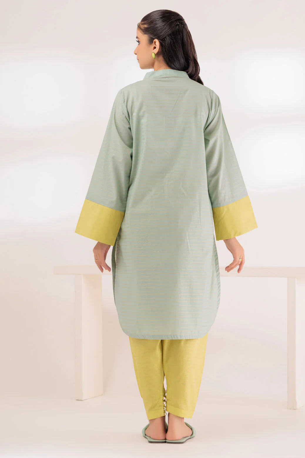 L-GREEN-DOBBY-2 PIECE (SAS232P16) - Image 4
