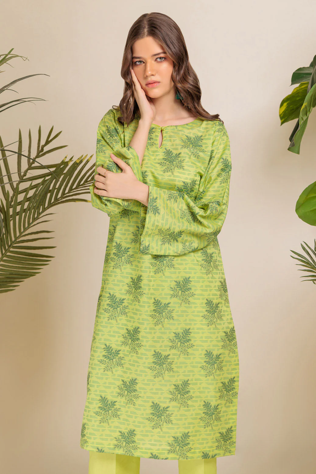 L-GREEN-JACQUARD-2 PIECE (WJ2232P01) - Image 3