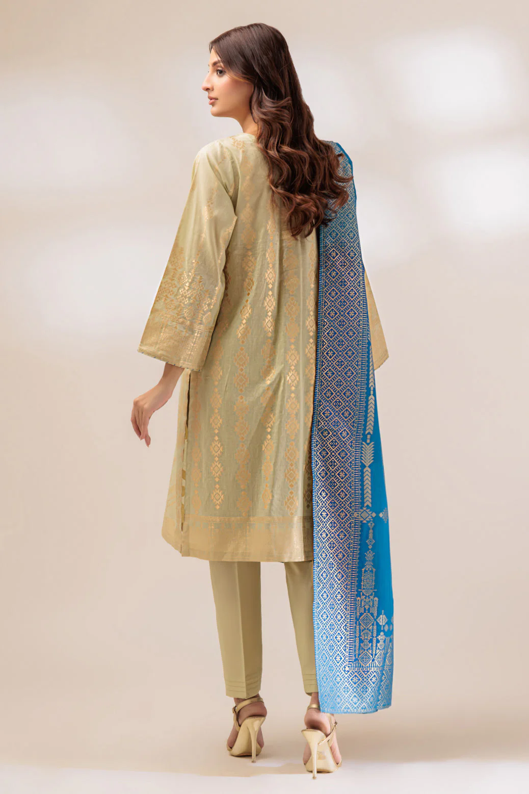 L-GREEN-JACQUARD-3 PIECE (PWJ5233P13) - Image 4