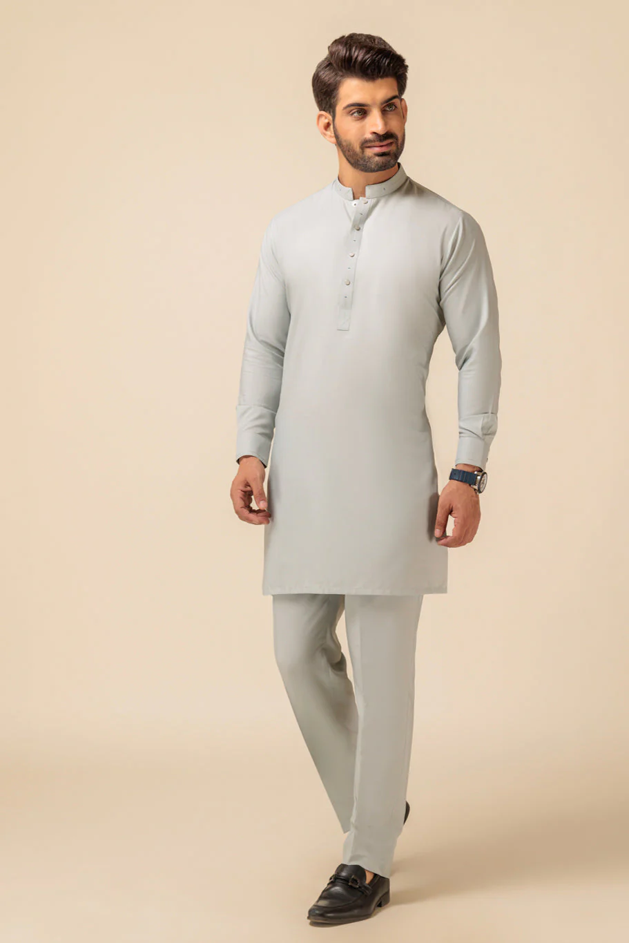 L-PISTA-BLENDED-KURTA PAJAMA TROUSER - (KSB23-009) - Image 4