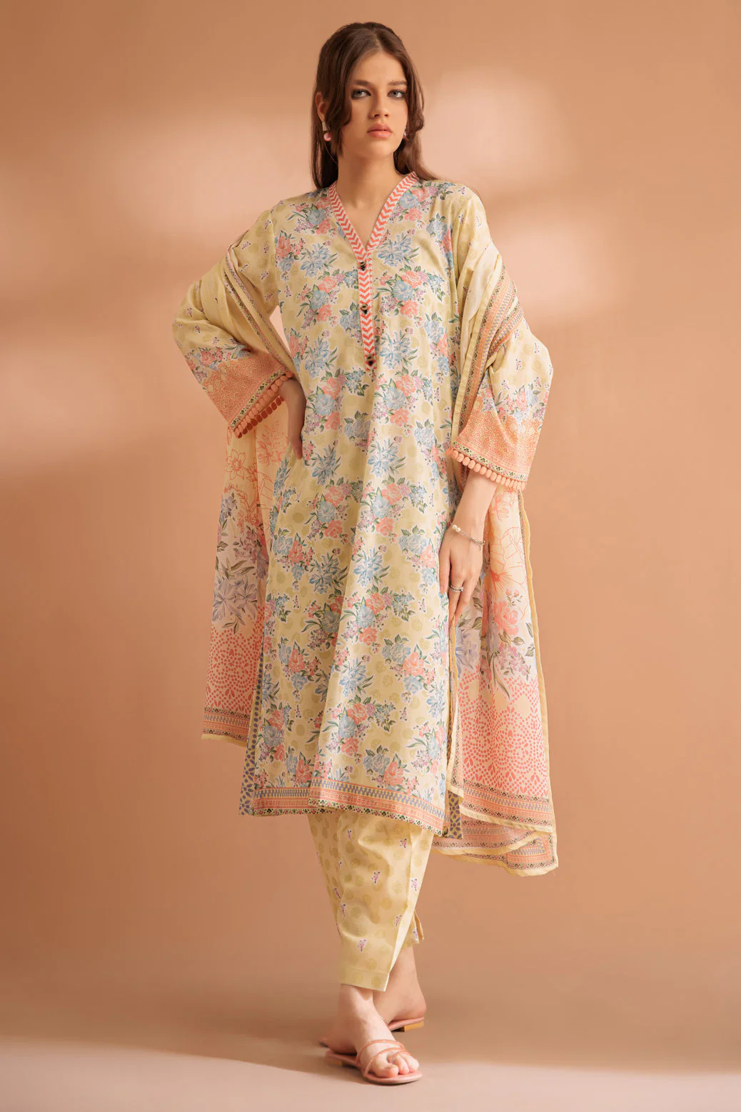 L-YELLOW-LAWN-3 PIECE (SS2243P42) - Image 2