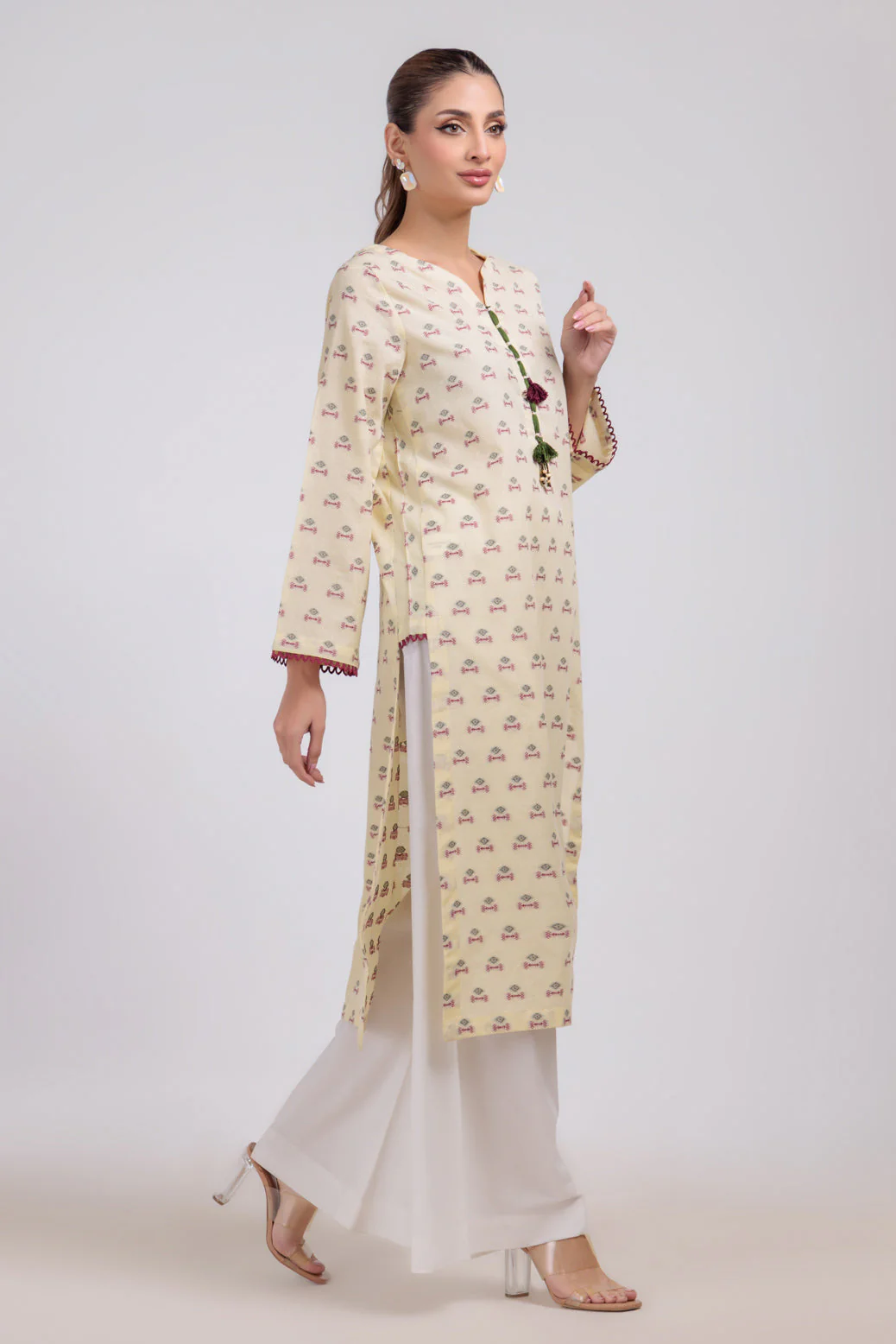 LEMON-JACQUARD-1 PIECE (PWS5241P07) - Image 2