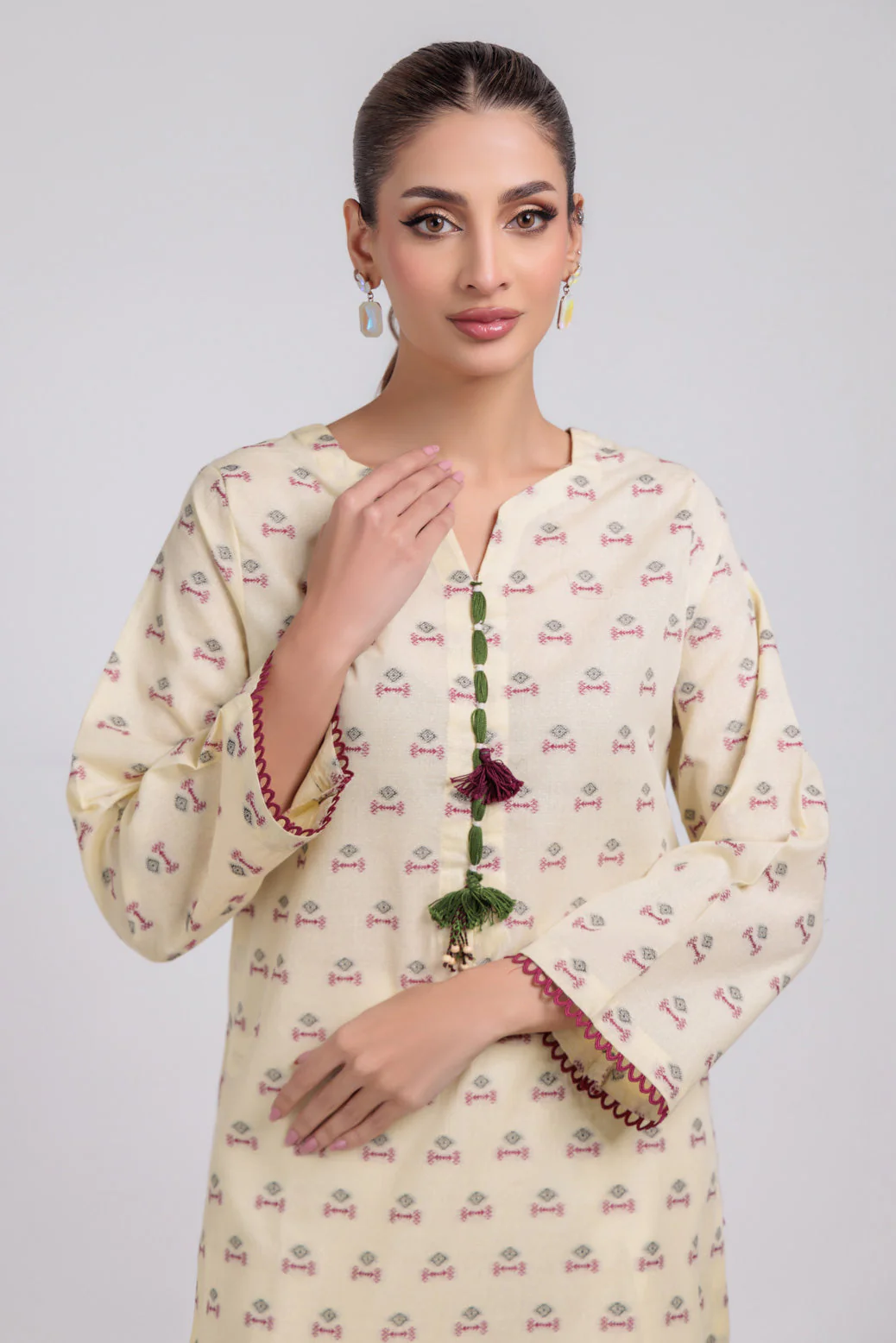 LEMON-JACQUARD-1 PIECE (PWS5241P07) - Image 3