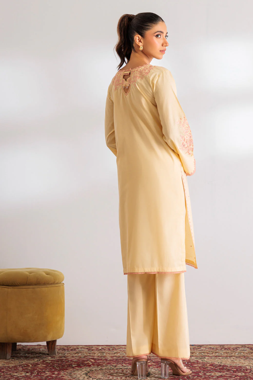 LEMON-JACQUARD-2 PIECE (BS6242P11) - Image 5