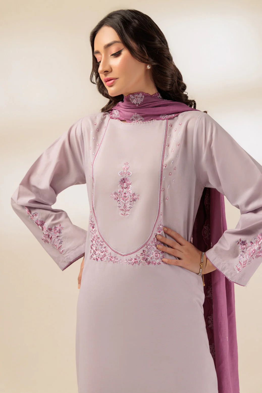 LILAC-CAMBRIC-3 PIECE (BPS5243P08) - Image 3