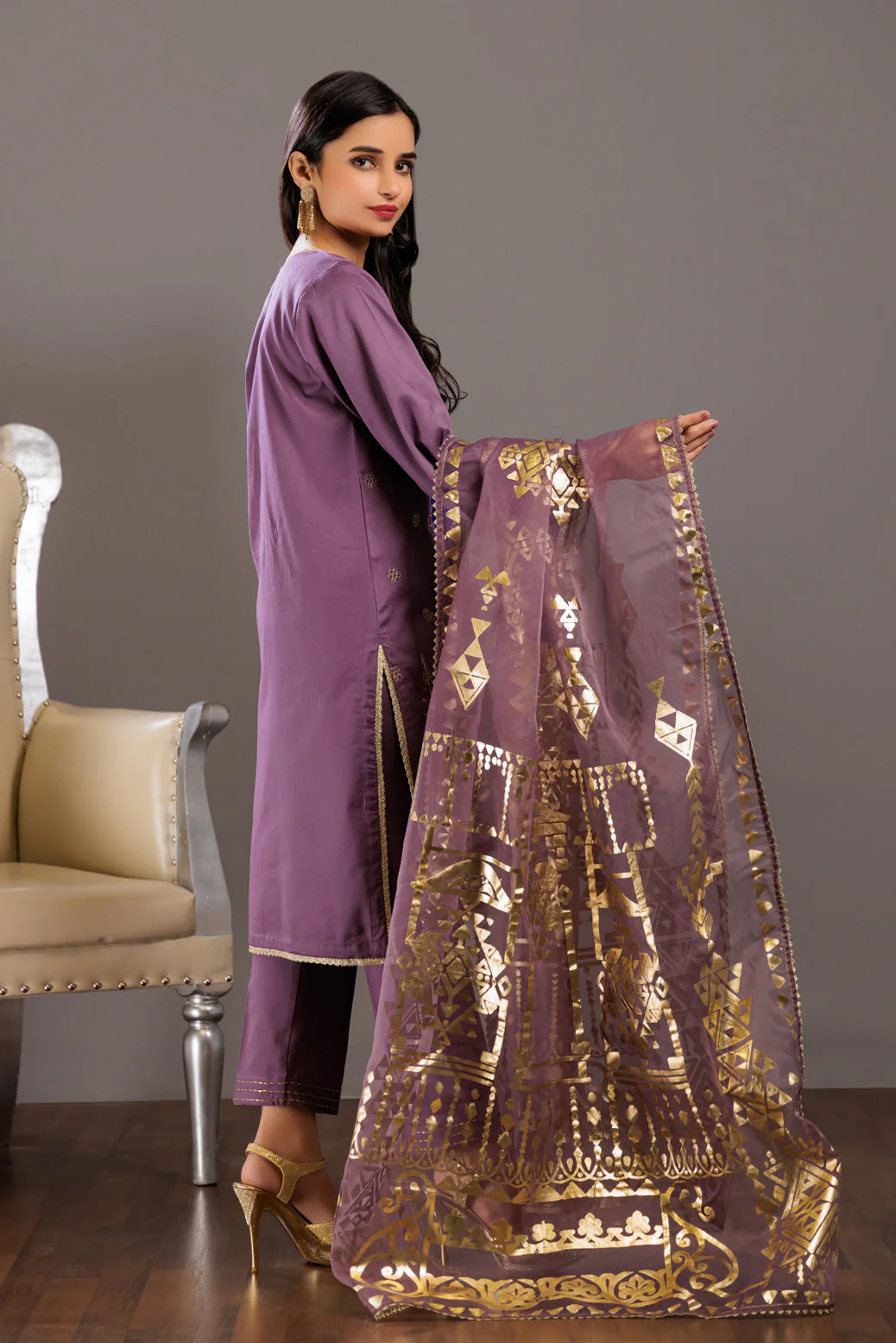 LILAC-CORDUROY-3 PIECE (CD3H223P01) - Image 3
