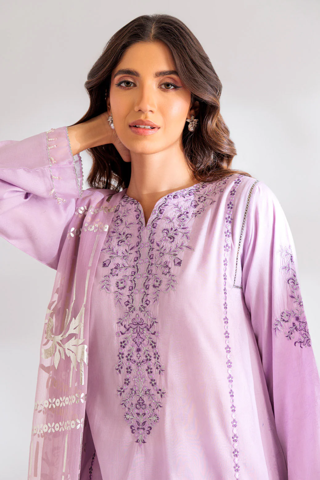 LILAC-JACQUARD-3 PIECE (BS5243P21) - Image 4