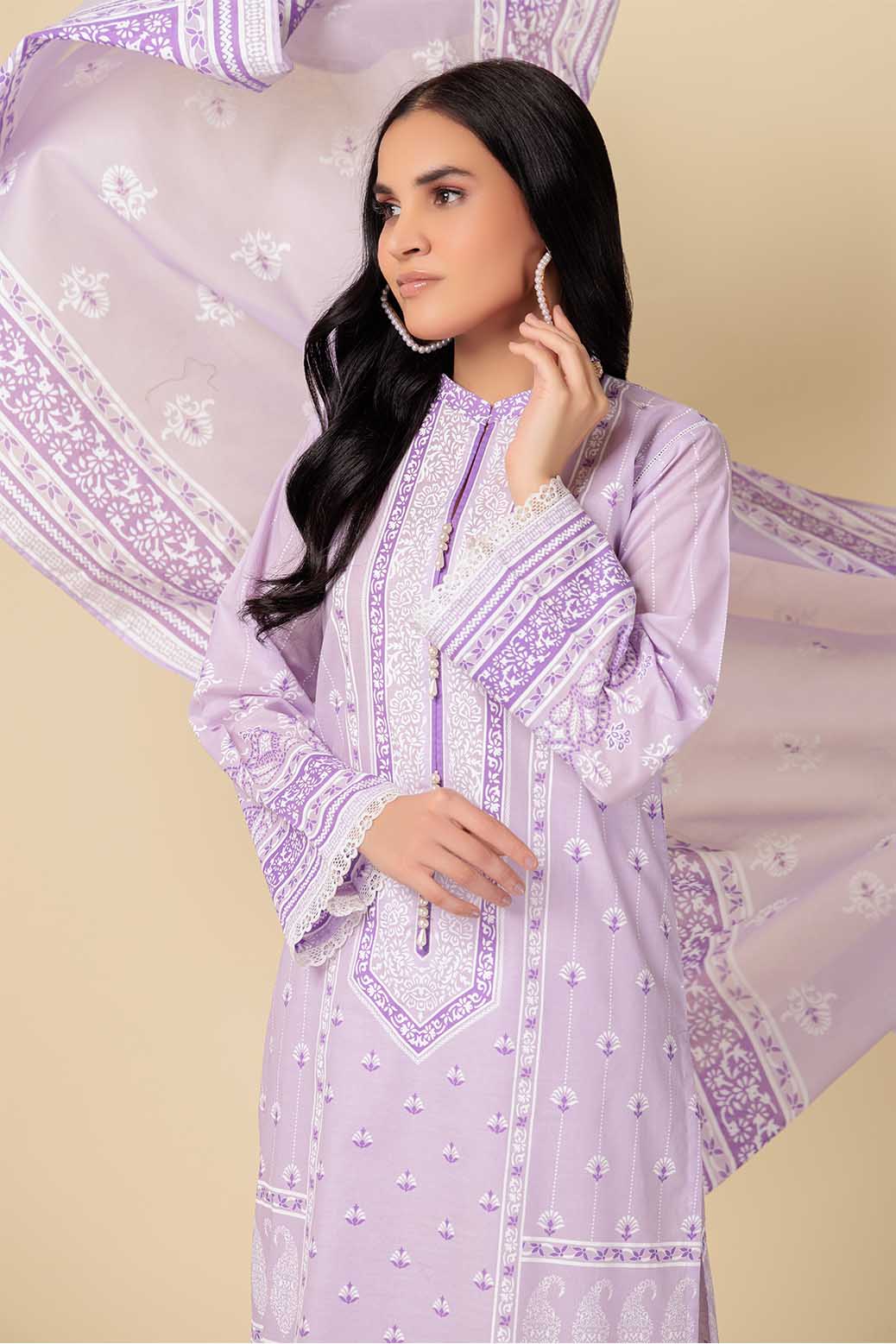 LILAC-LAWN-3 PIECE (SAS233P107) - Image 3