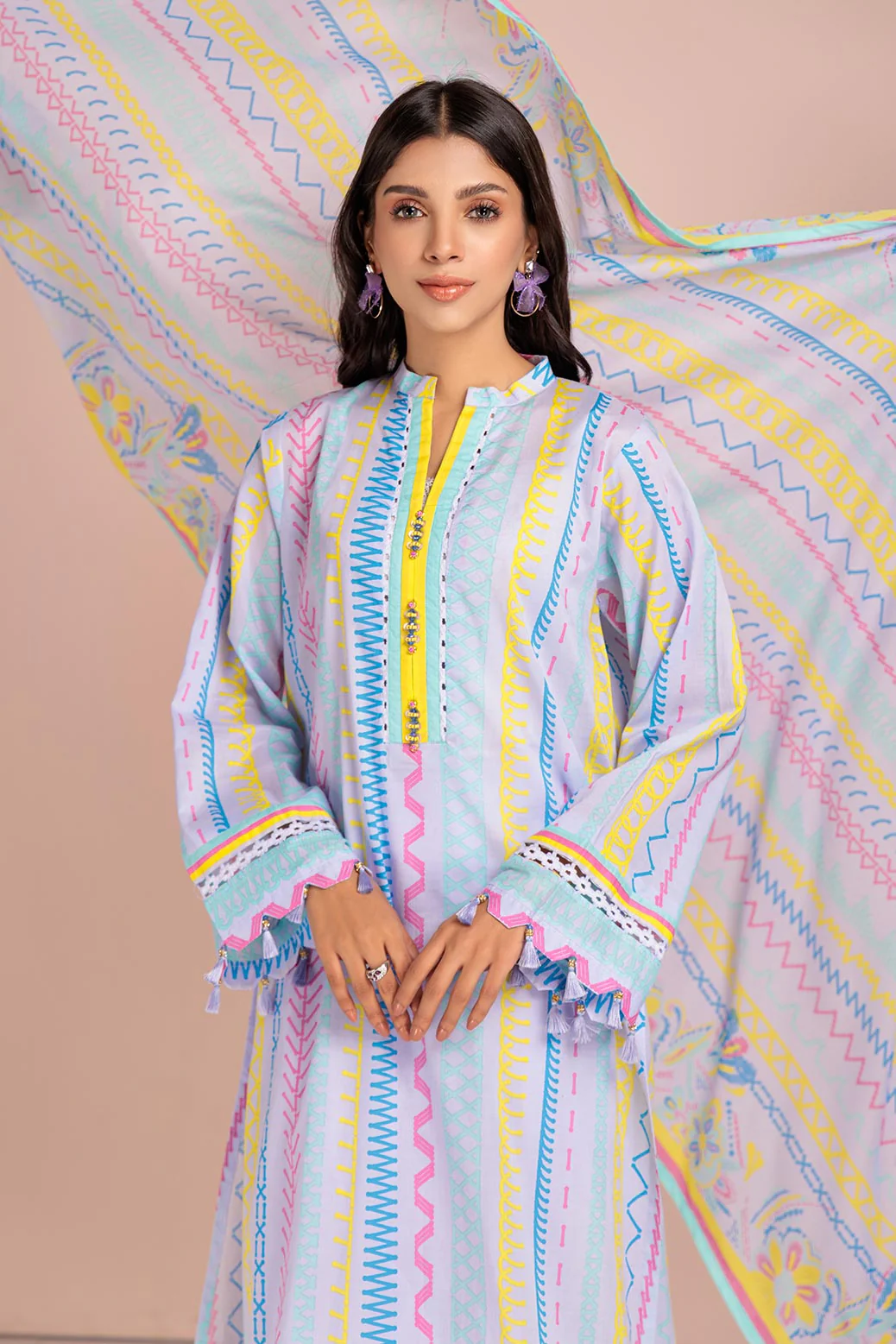 LILAC-LAWN-3 PIECE (SRS233P66) - Image 2