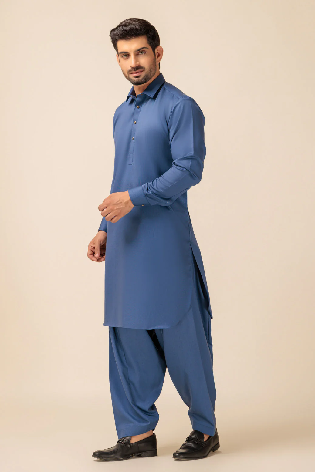 M-BLUE-BLENDED-SHALWAR SUIT - (GSSW23-023) - Image 3