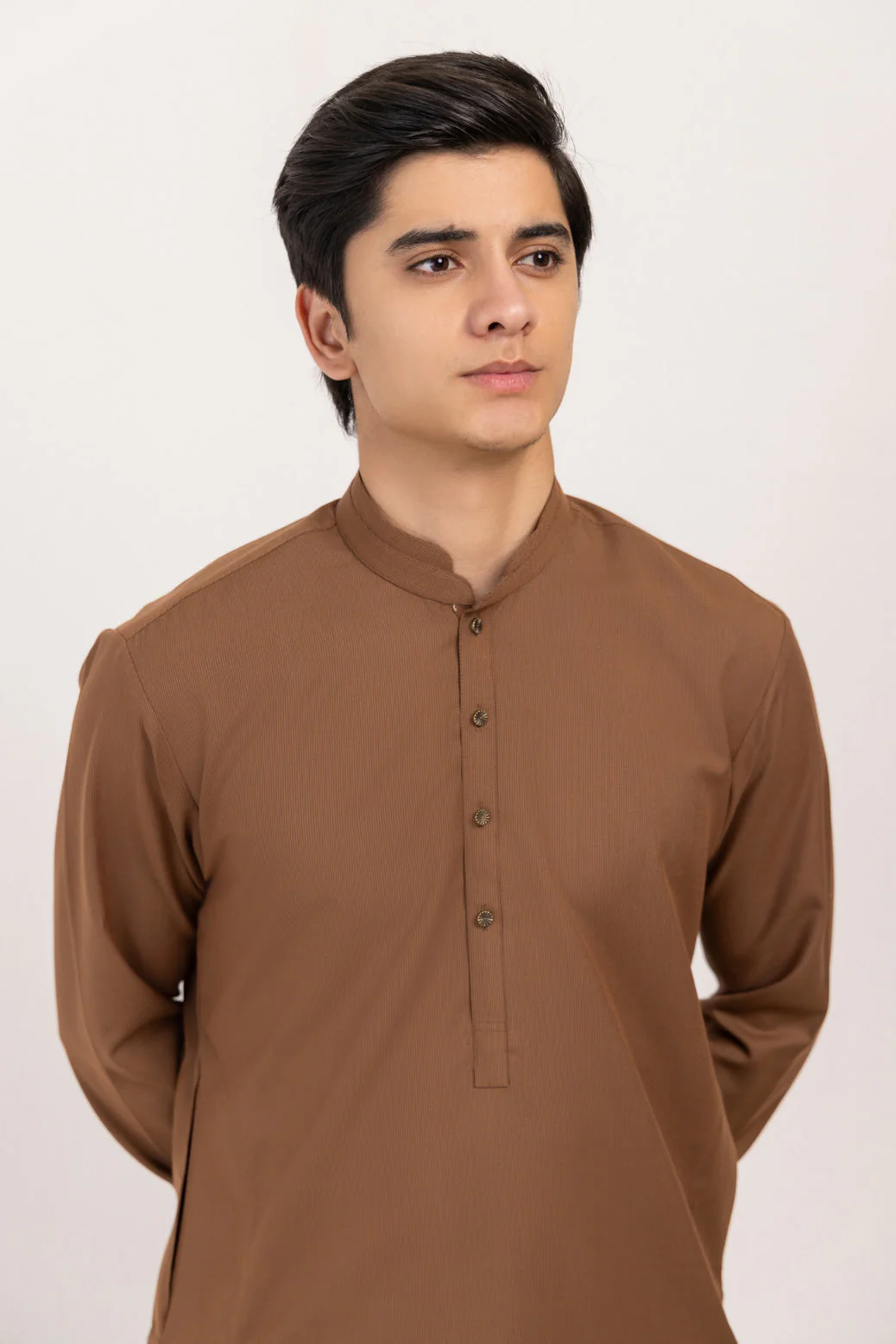 M-BROWN-BLENDED-KURTA TROUSER - (KSW24-030) - Image 3