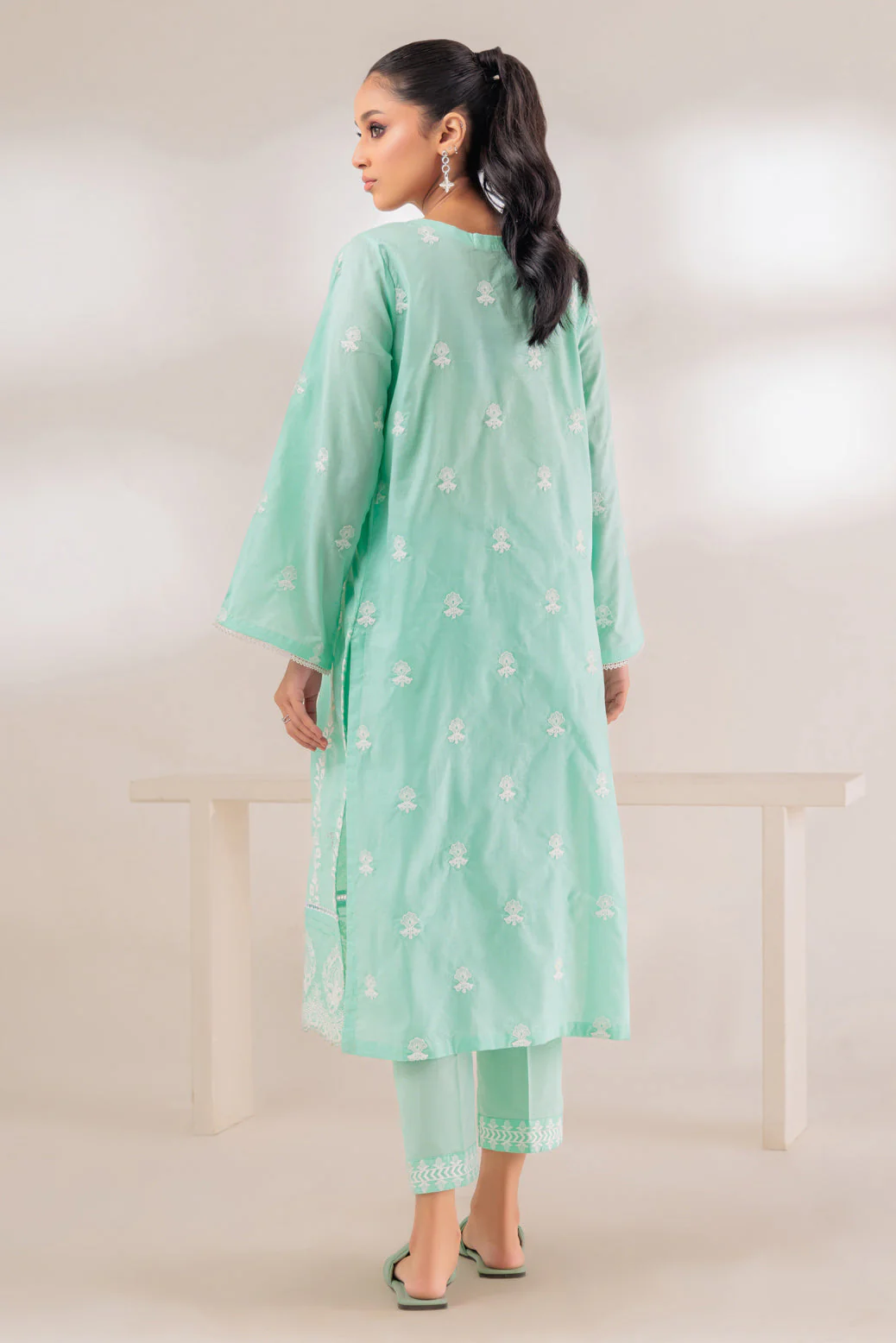 M-GREEN-CAMBRIC-2 PIECE (SHS232P03) - Image 4