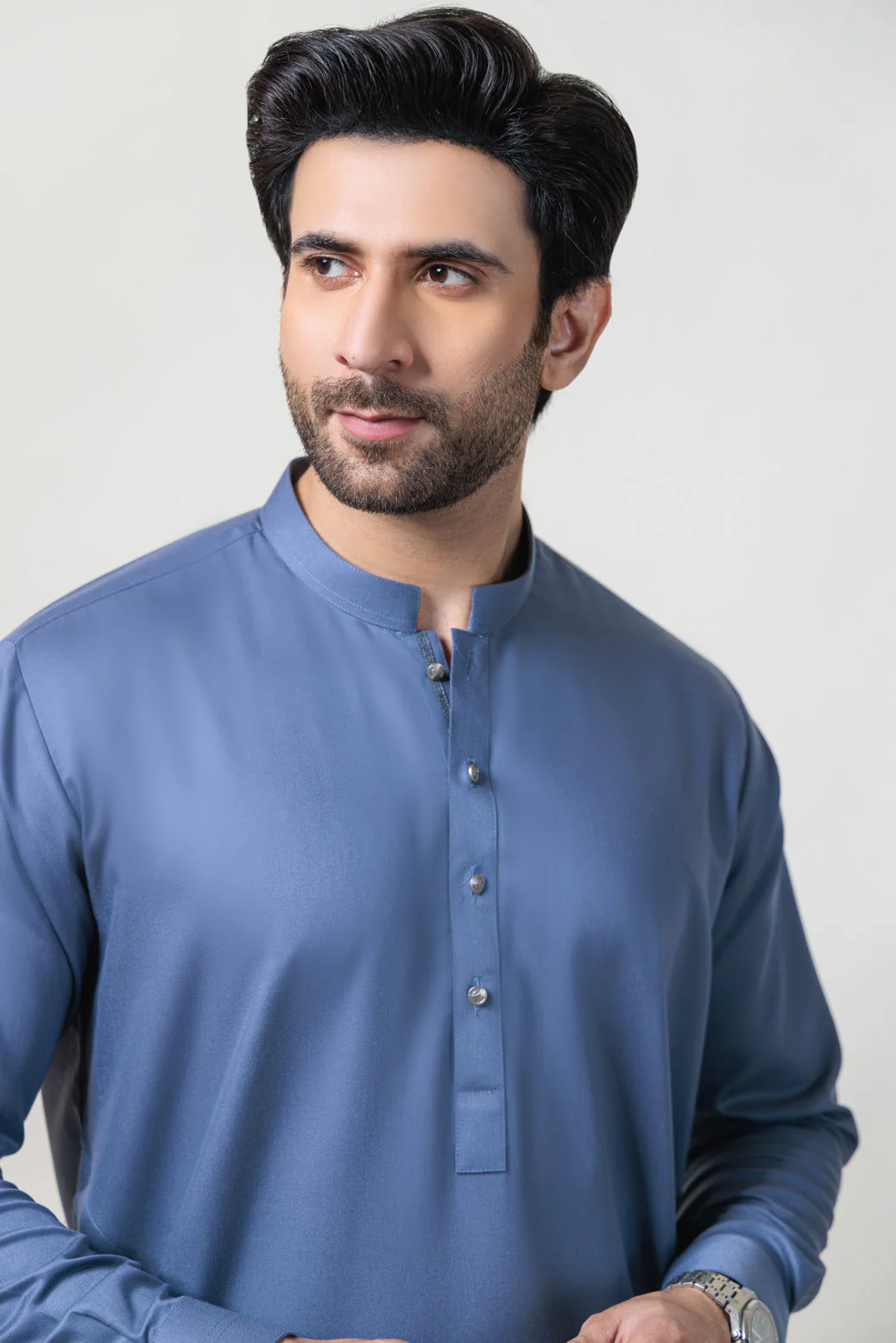 M-GREY-BLENDED-SHALWAR SUIT - (GSBW24-006) - Image 2