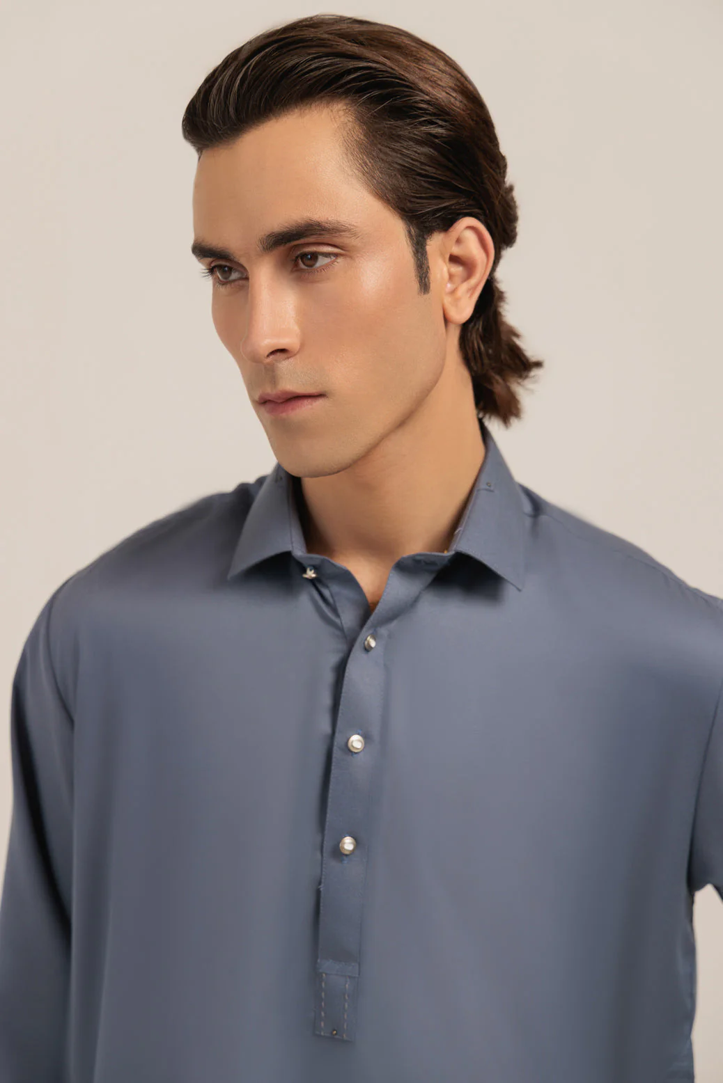 M-GREY-BLENDED-SHALWAR SUIT  - (GSSW24-010) - Image 4