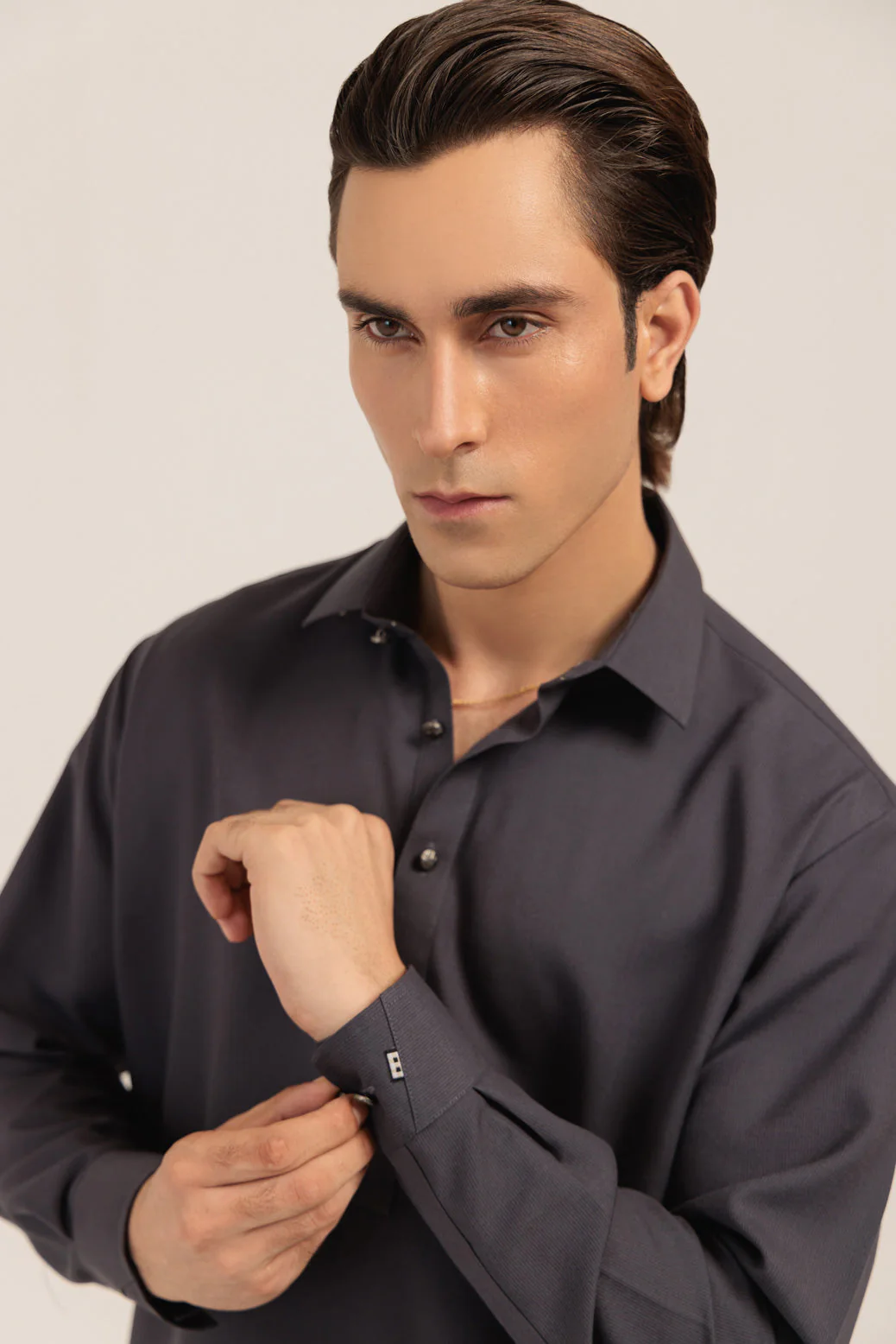 M-GREY-BLENDED-SHALWAR SUIT  - (GSSW24-018) - Image 4