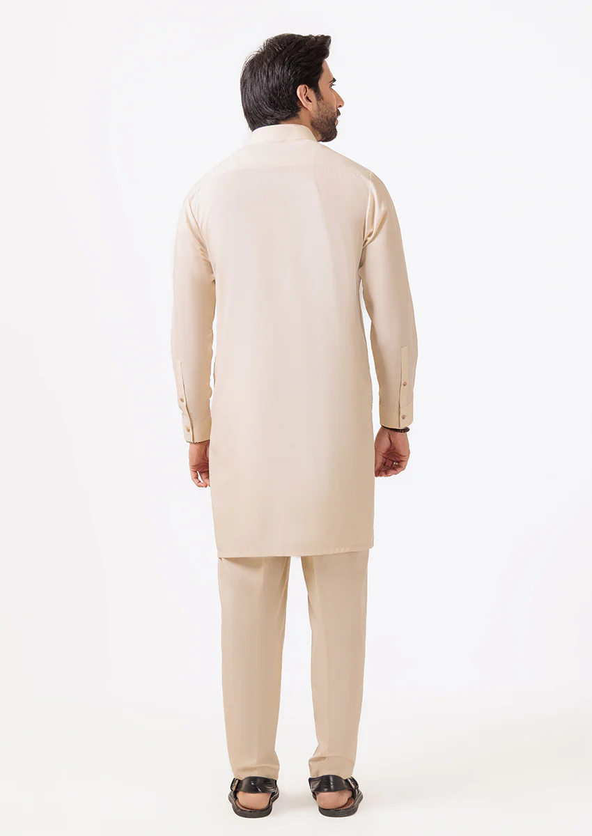 Beige-Blended-Kurta Trouser - (M25KPS2005) - Image 2
