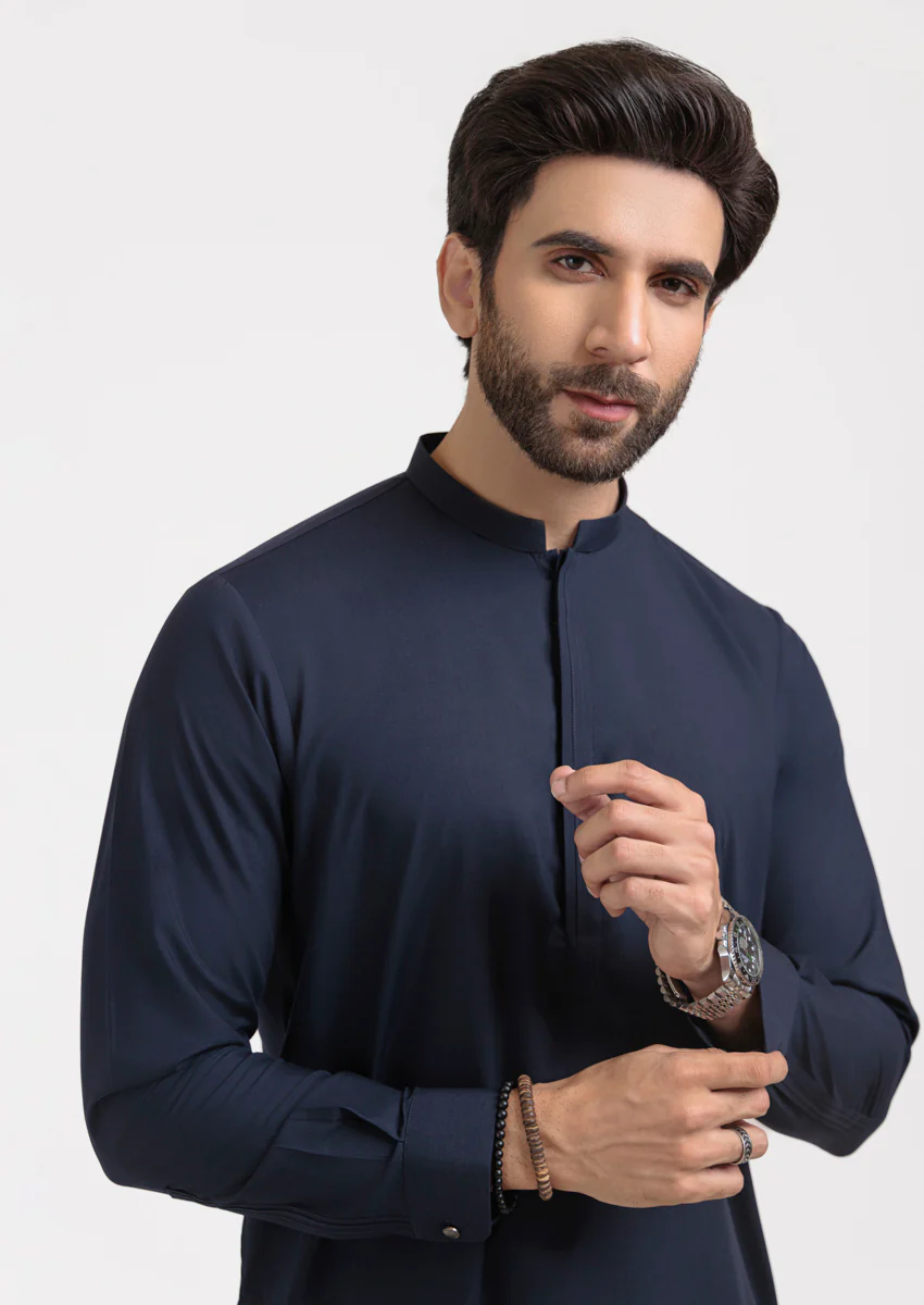 Navy-Blended-Kurta Trouser - (M25KPS2020) - Image 6