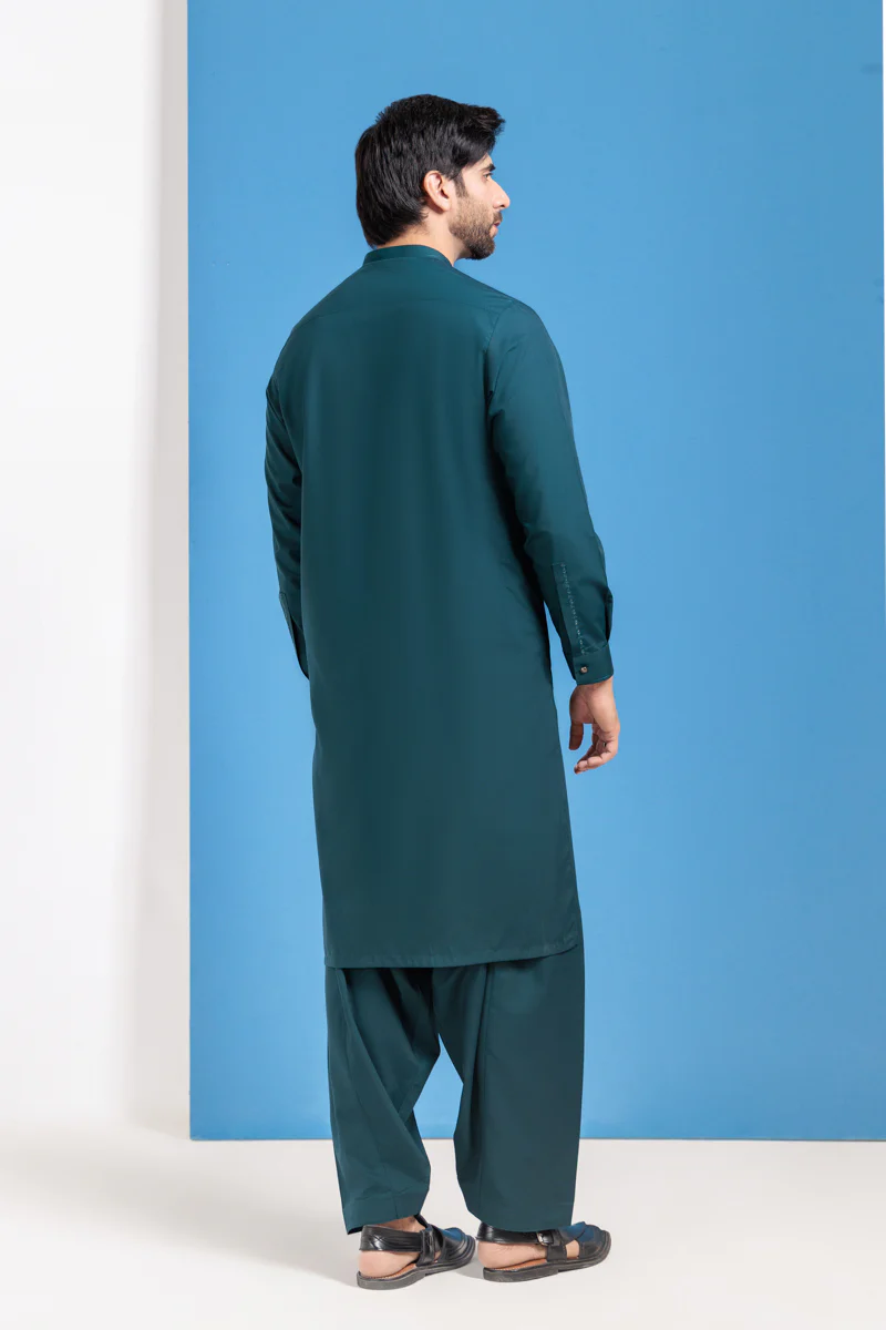 Green-Blended-Shalwar Suit - (M25SSE2045) - Image 2