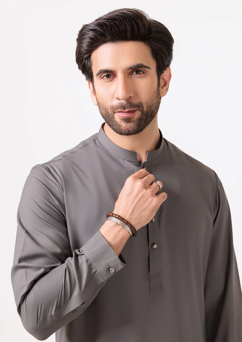 D-Grey-Blended-Shalwar Suit - (M25SSS2015) - Image 4
