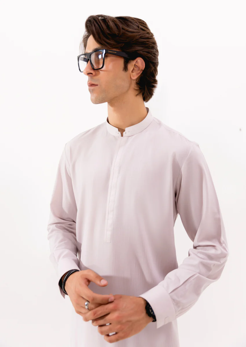 L-Fawn-Blended-Shalwar Suit - (M25SSS2017) - Image 5