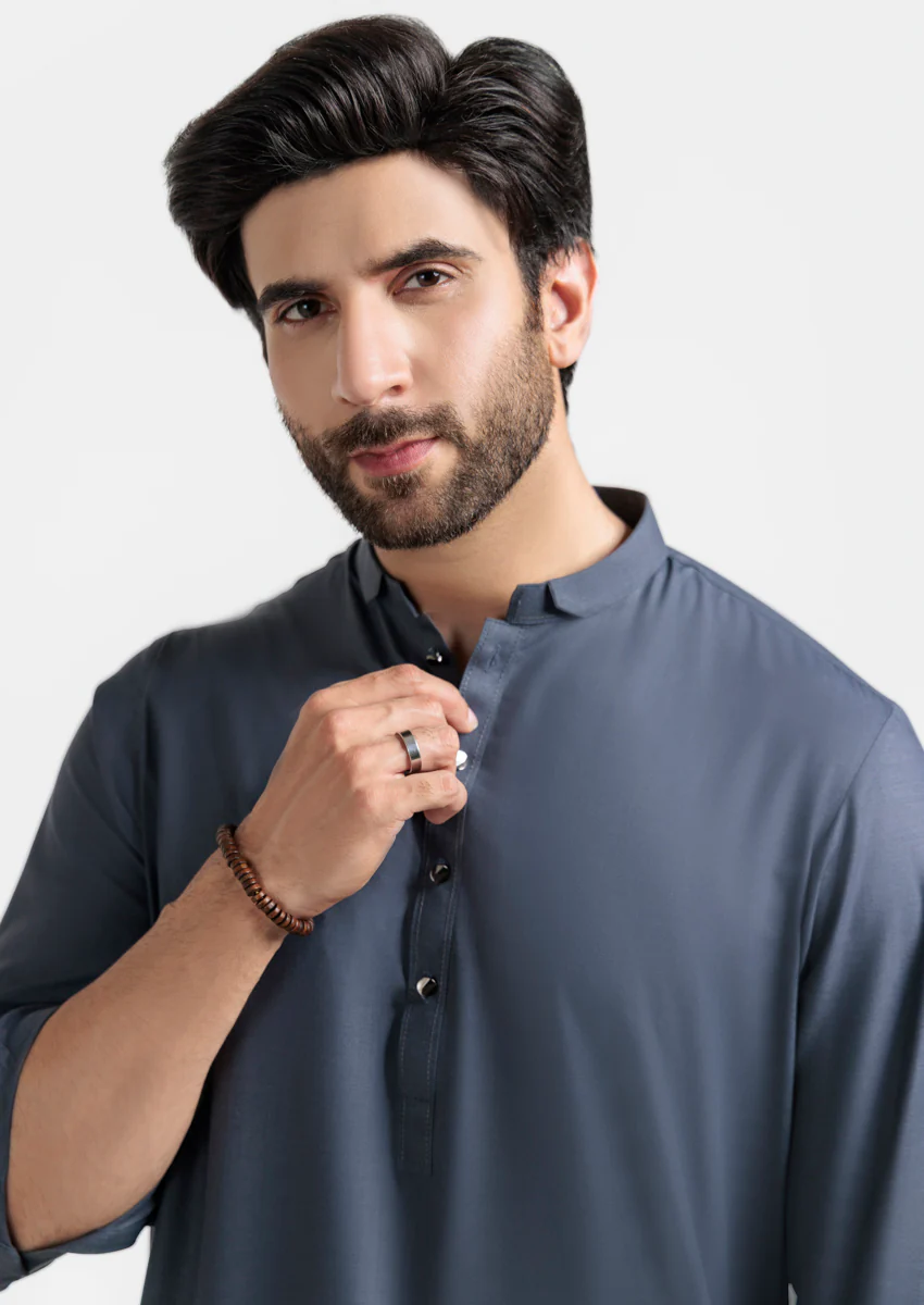 D-Grey-Blended-Shalwar Suit - (M25SSS2022) - Image 5