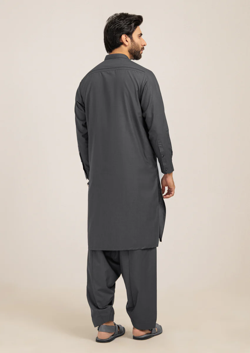 Charcoal-Blended-Shalwar Suit - (M25SSS2026) - Image 2