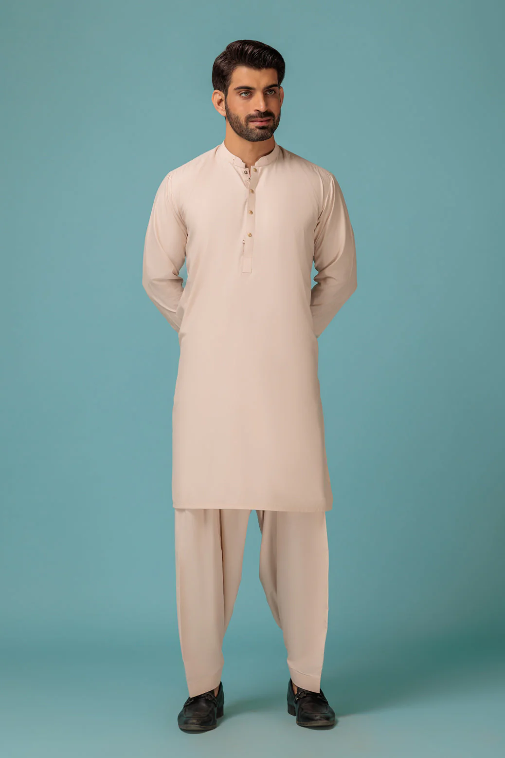 MACAROON-BLENDED-SHALWAR SUIT - (GSBB23-024) - Image 3
