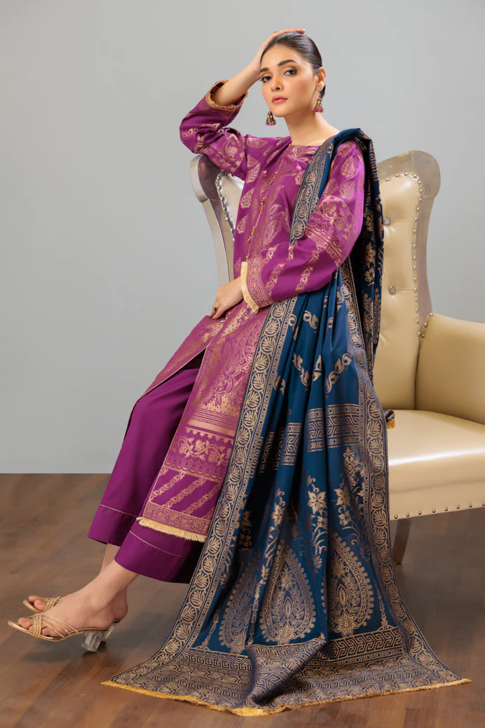 MAGENTA-JACQUARD-3 PIECE (JAS233P03) - Image 4