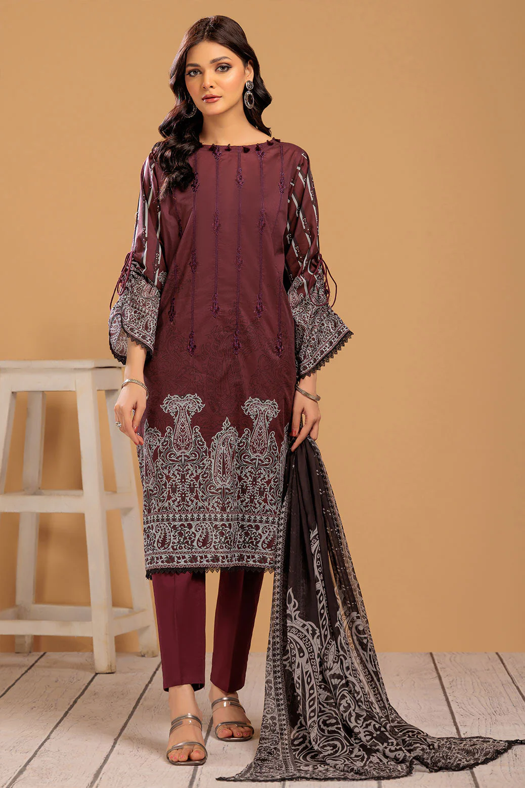 MAR00N-LAWN-2 PIECE (SRS232P26) - Image 5
