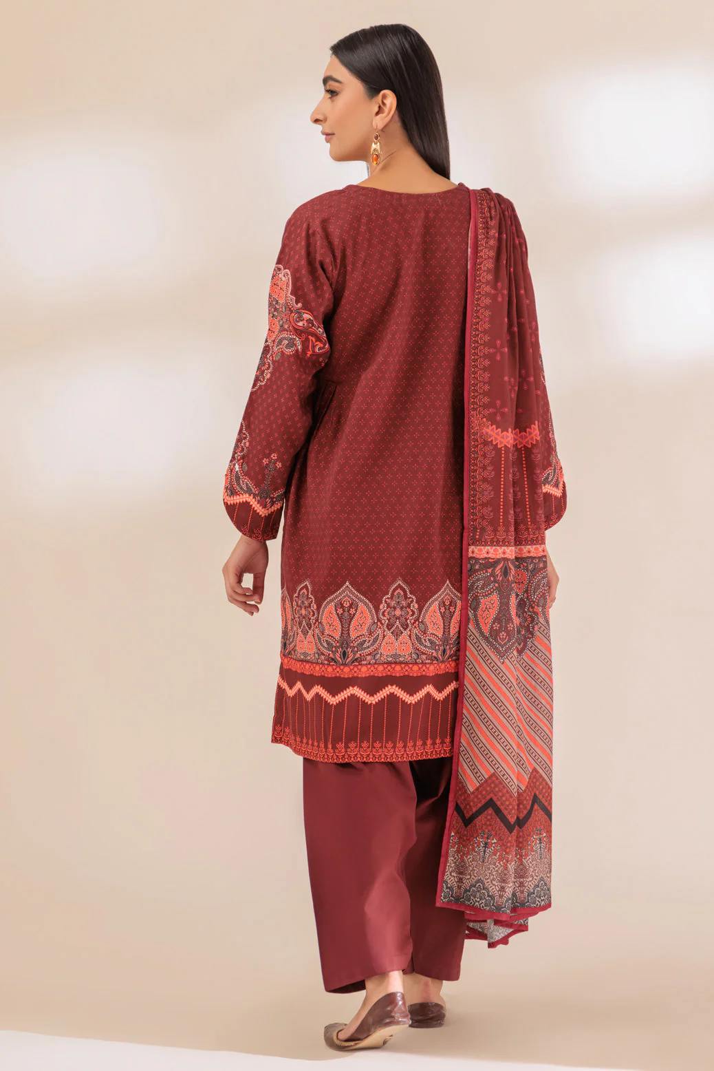 MAROON-CORDUROY-3 PIECE (PWS6233P20) - Image 3