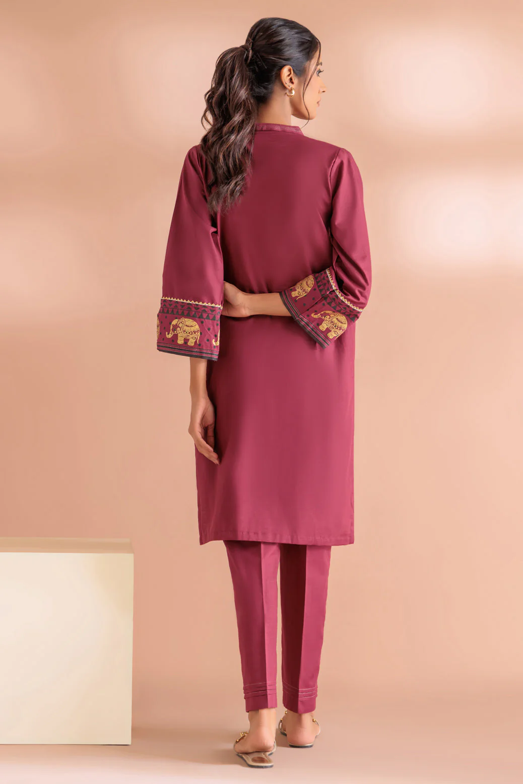 MAROON-KHADDAR-2 PIECE (WS6232P15) - Image 5