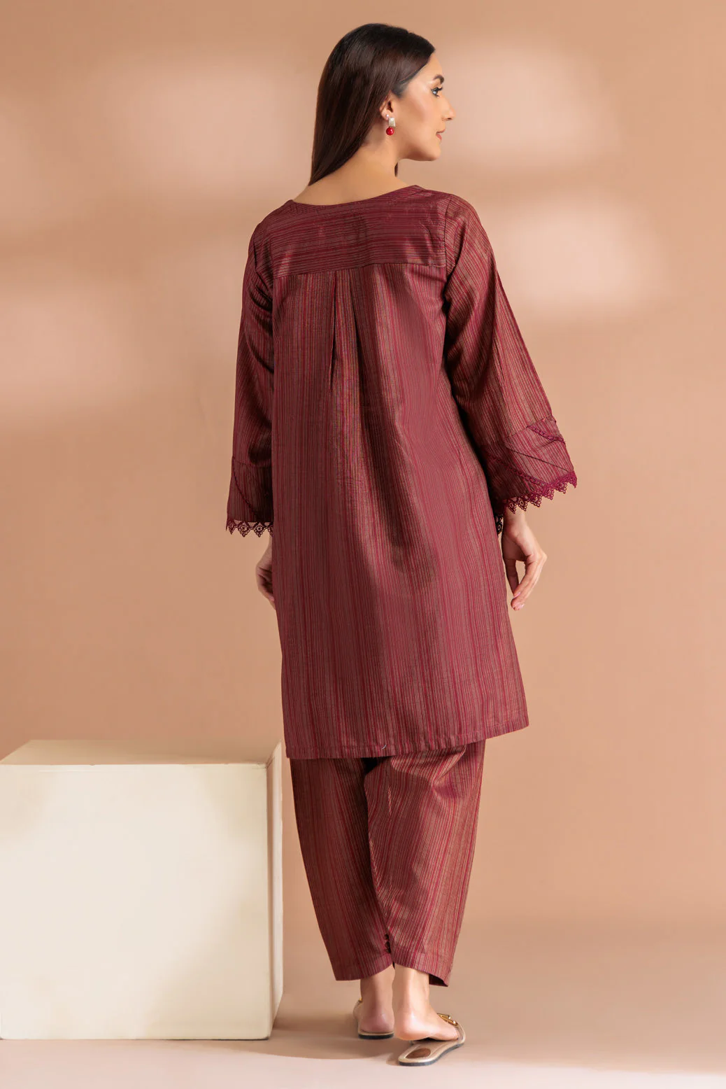 MAROON-LAWN-2 PIECE (SRLS232P50) - Image 5