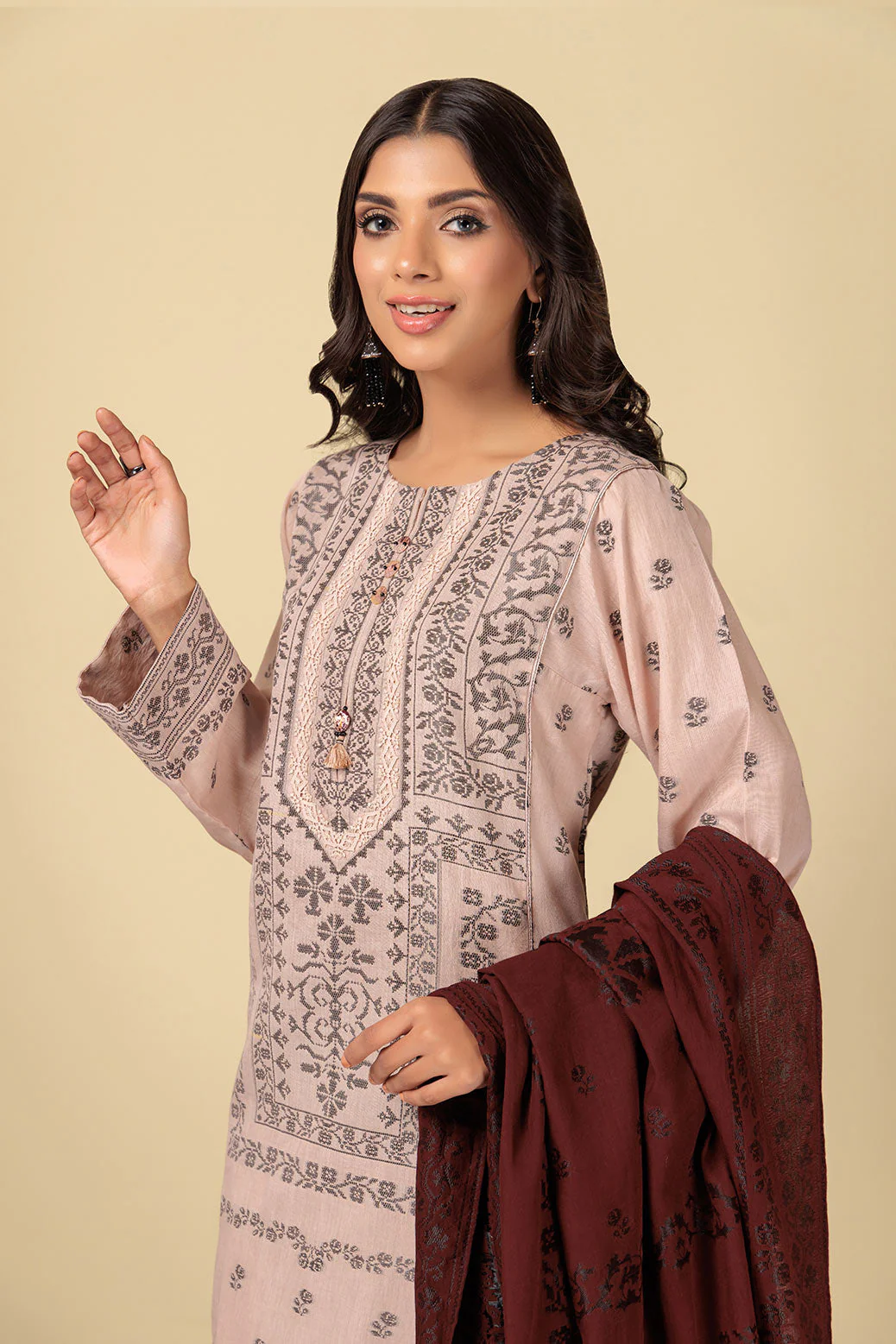 MAUVE-JACQUARD-3 PIECE (WJ3233P02) - Image 3