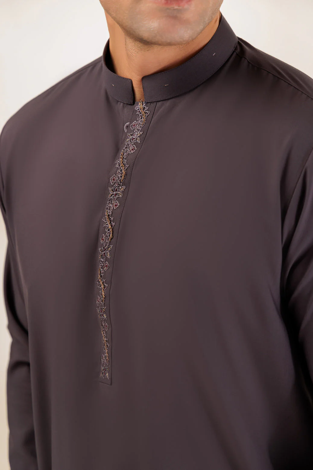 METAL-BLENDED-KURTA TROUSER - (KSS24-035) - Image 2