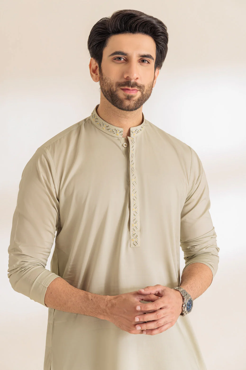 MINT-COTTON-KURTA TROUSER - (KSR24-015) - Image 4