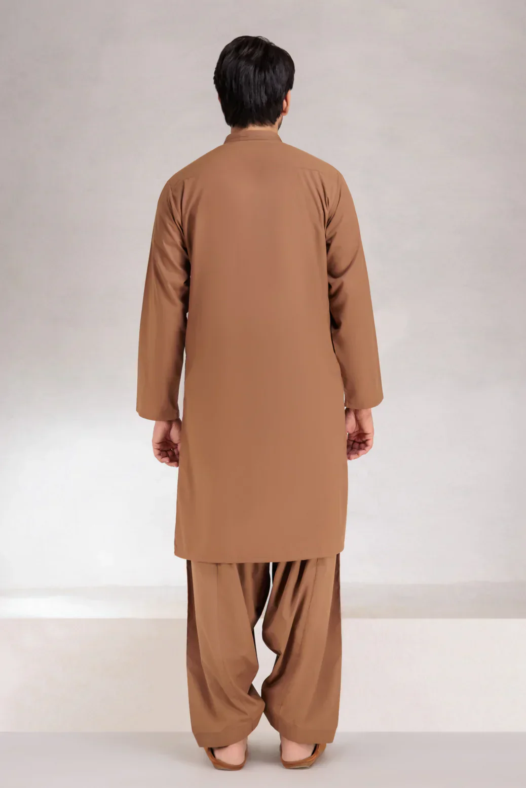 MOCHA-BLENDED-KURTA SHALWAR  (KSRS23-018) - Image 4