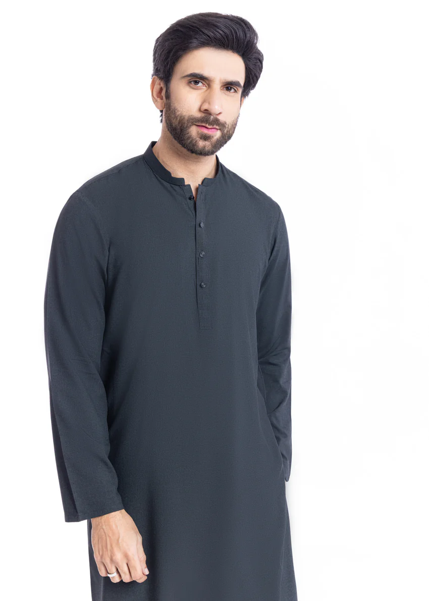 D-Green-Blended-Kurta - (MP1PBW25BM11D3) - Image 6