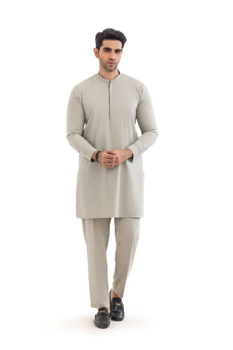 S-Green-Blended-Kurta Trouser - (MP2PBBW25ADN28)